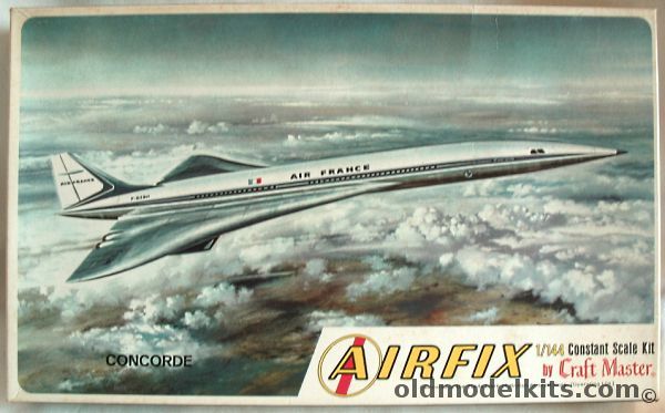 Airfix 1/144 Concorde Supersonic Airliner - Air France - Craftmaster Issue, 1508-150 plastic model kit